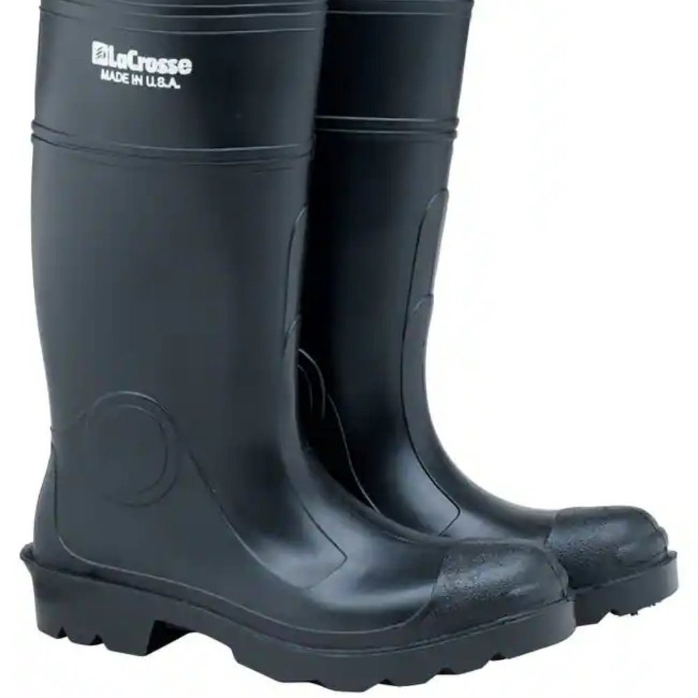 LaCrosse Men's Rubber 16" Buffalo Steel Toe Boots